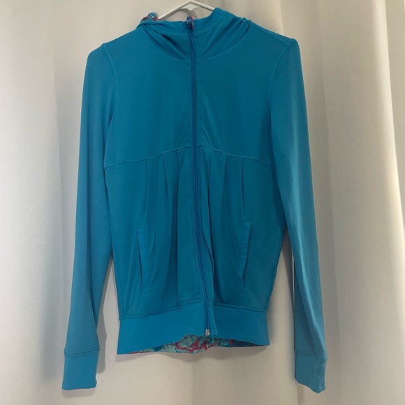 ivivva reversible athletic zip up - Picture 1 of 4